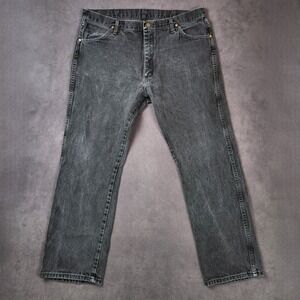Wrangler Jeans Mens 36x32 Black Original Fit Cowboy Cut Workwear Casual Denim